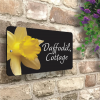 Acrylic Daffodil House Sign