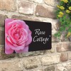 Acrylic Rose House Sign