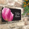 Acrylic Tulip House Sign