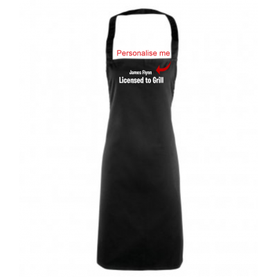 Apron Licensed To Grill
