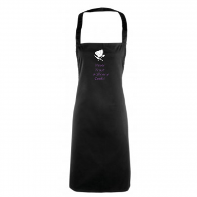Apron Never Trust a Skinny Cook