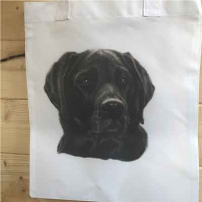 Labrador Tote Bag Bk