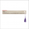 Bookmark A book is a dream... with tassel