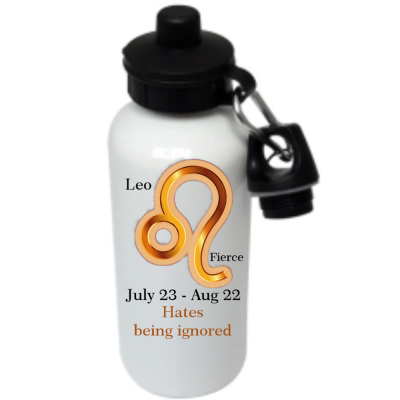 Star Sign Water Bottle Leo