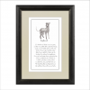 Greyhound dog Framed print Doggerel