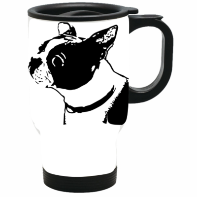 Boston Terrier Travel Mug