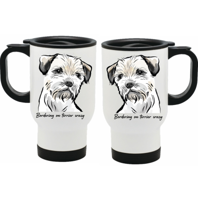 Border Terrier Travel Mug