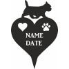 Cairn Terrier Heart Memorial Plaque