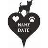 Chihuahua Smooth Coat Heart Memorial Plaque