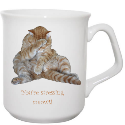 Cat Mug Stress