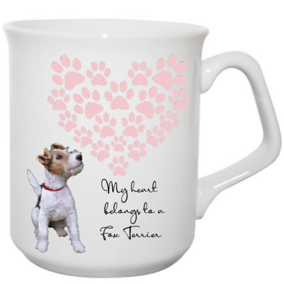 Fox Terrier Mug My heart belongs
