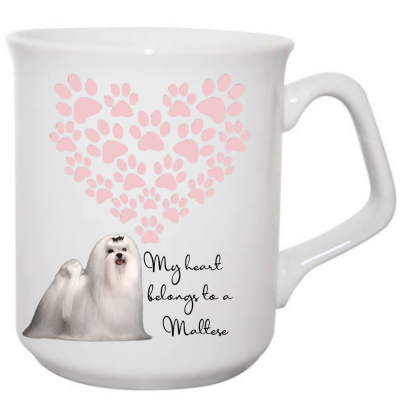 Maltese Mug My heart belongs