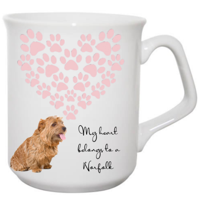 Norfolk Terrier Mug My heart belongs