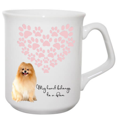 Pomeranian Mug My heart belongs