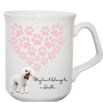 Poodle Mug My heart belongs