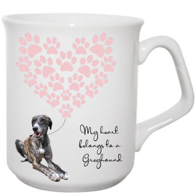 Greyhound Mug My heart belongs
