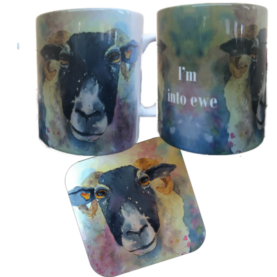 Sheep Mug and Coaster Set ...I'm into you