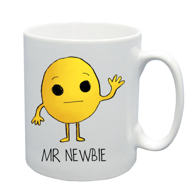 Mr Man Mug - Mr Newbie