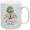 Mr Man Mug - Mr Pointless Meetings