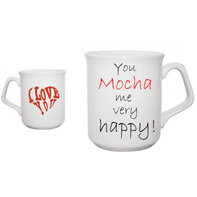 You Mocha me very happy! Printed Mug