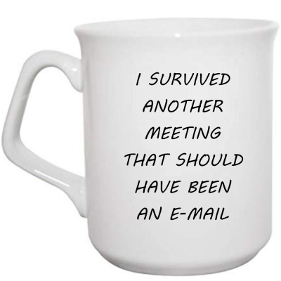 Work Meeting Mug