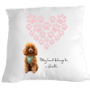 Poodle Red My Heart belongs to cushion