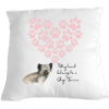 Skye Terrier My Heart belongs to cushion