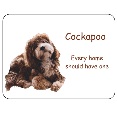 Cockapoo Novelty Sign