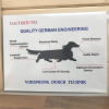 Dachshund Novelty Sign long haired GE