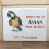 Parrot Novelty Security Sign