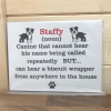Staffordshire Bull Terrier Novelty Sign (noun)