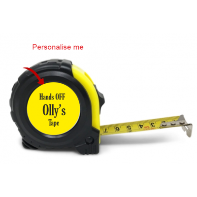 Personalised Tape Measure Hands off...
