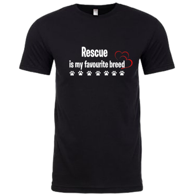 Dog Slogan T Shirt Rescue