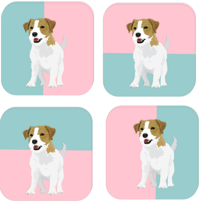 Jack Russell Terrier Coasters