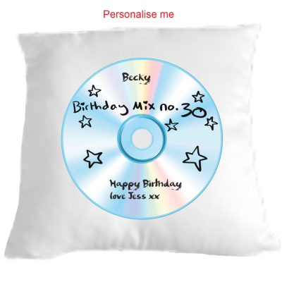 30th Birthday Cushion personalised pillow