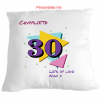 30th Birthday Cushion personalised pillow