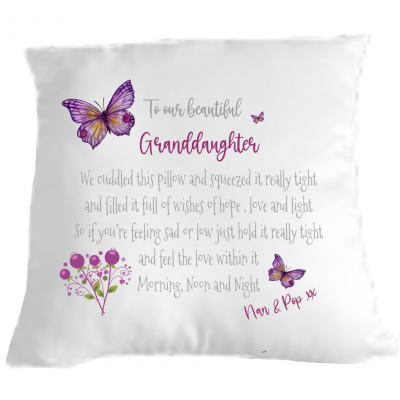 Granddaughter Cuddle Cushion