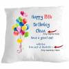 Birthday Cushion 18th 21st Any age personalisation
