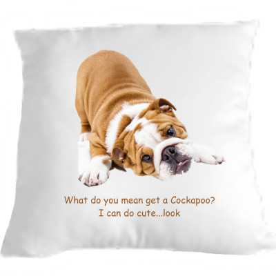 Bulldog Cushion/Pillow