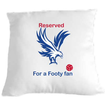Football fan Cushion Pillow Fun cushion gift idea Crystal Palace supporter
