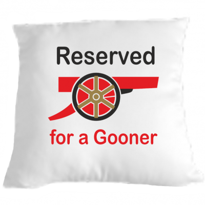 Football Fan Cushion Pillow Fun cushion gift idea Arsenal supporter Football fan