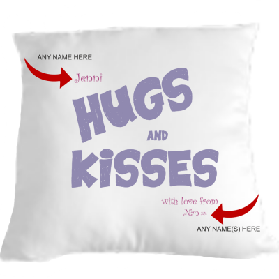 Cuddle Cushion Hugs and Kisses