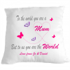 Mothers Day Cushion You are my world...