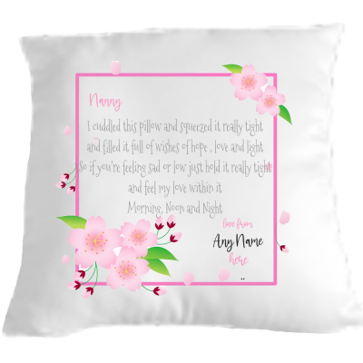 Nanny Cuddle Cushion Pink