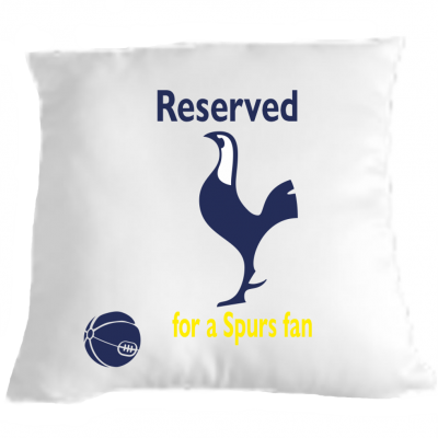 Football fan Cushion Pillow Fun cushion gift idea Spurs footy supporter