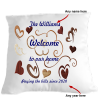 Welcome to our home cushion/pillow