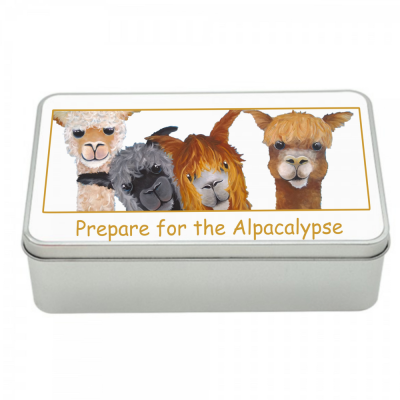 Alpaca Tin Prepare for the Alpacalypse